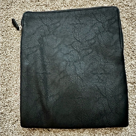 Miche Black Tablet Bag with Silver Zipper - Picture 2 of 3